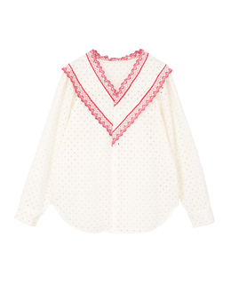 【CURRENTAGE/カレンテージ】Vintage Lace Blouse