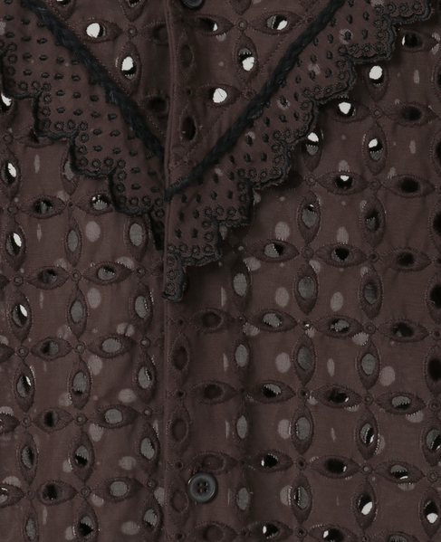 【CURRENTAGE/カレンテージ】Vintage Lace Blouse 詳細画像 ブラウン 6