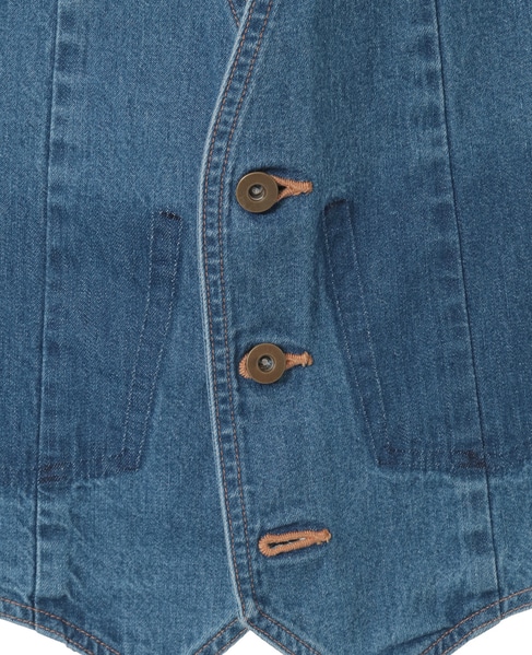 Denim Jilet 詳細画像 インディゴブルー 5