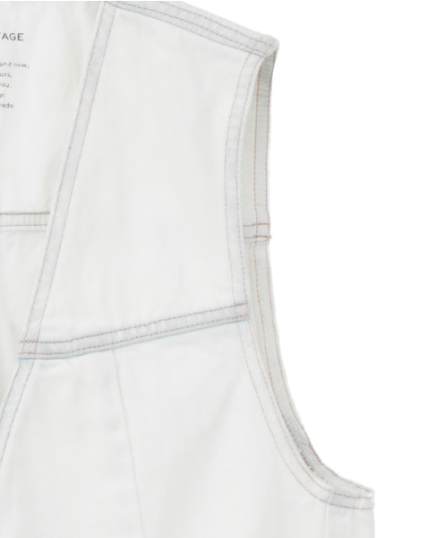 Denim Jilet 詳細画像 ホワイト 4