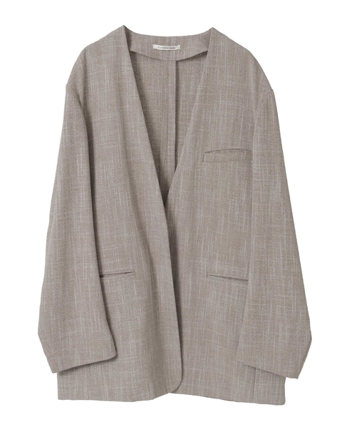 No Collar Jacket 詳細画像 ベージュ 1