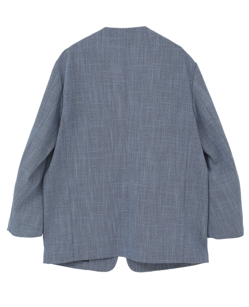 No Collar Jacket 詳細画像 ブルー 2