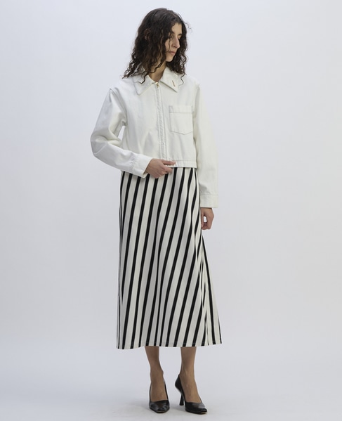 【CURRENTAGE/カレンテージ】Denim Jacket 詳細画像 ホワイト 2