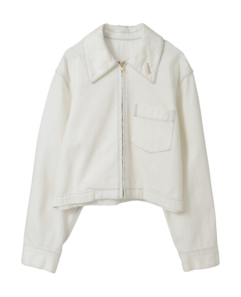 【CURRENTAGE/カレンテージ】Denim Jacket 詳細画像 ホワイト 6