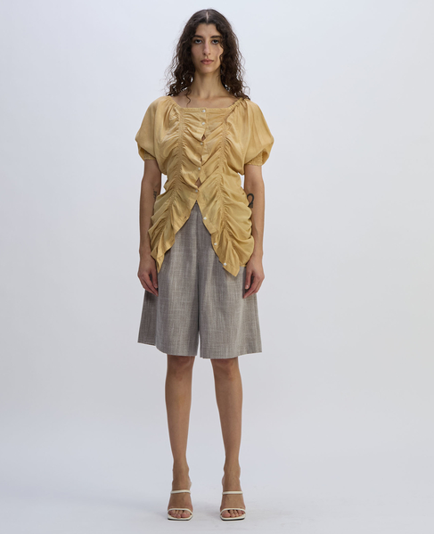 Original Textile Short Pants 詳細画像 ベージュ 2