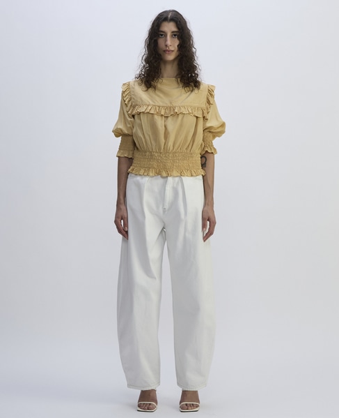 Denim Barrel Pants 詳細画像 ホワイト 2