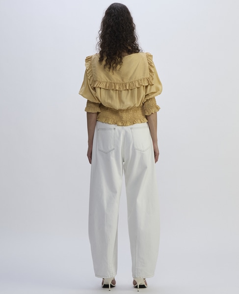 Denim Barrel Pants 詳細画像 ホワイト 4