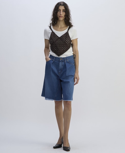 Denim Short Pants 詳細画像 インディゴブルー 4