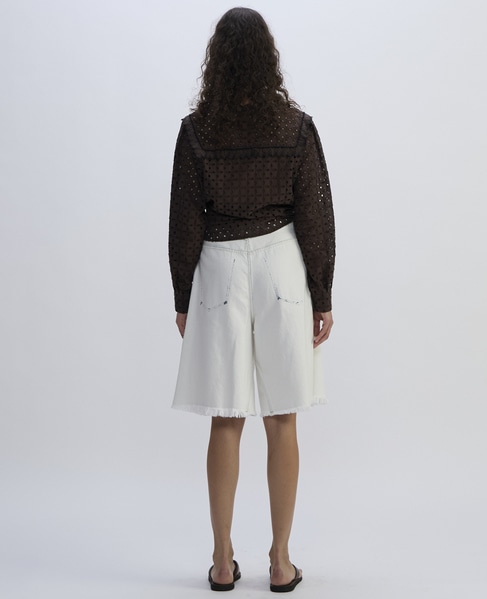 Denim Short Pants 詳細画像 ホワイト 13