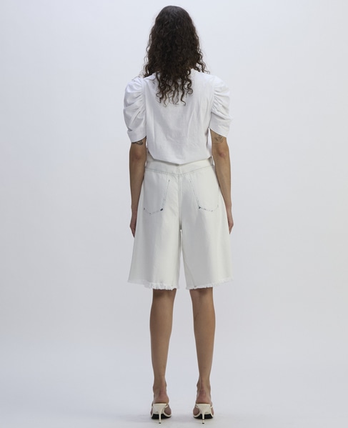 Denim Short Pants 詳細画像 ホワイト 16