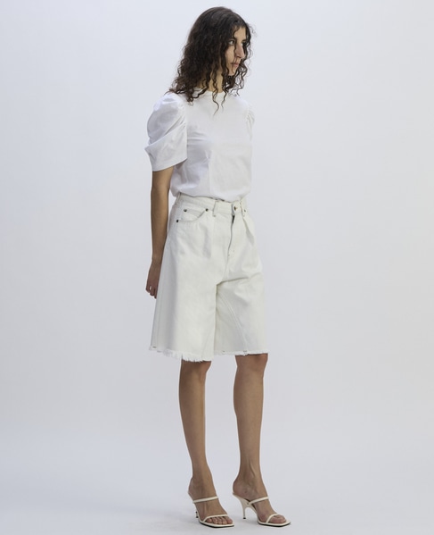 Denim Short Pants 詳細画像 ホワイト 2