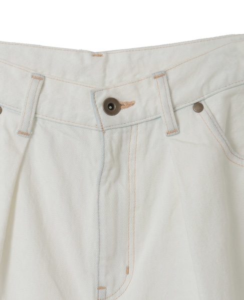Denim Short Pants 詳細画像 ホワイト 22