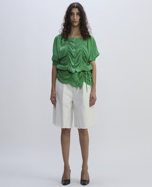 Denim Short Pants 詳細画像 ホワイト 3