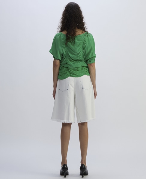 Denim Short Pants 詳細画像 ホワイト 5