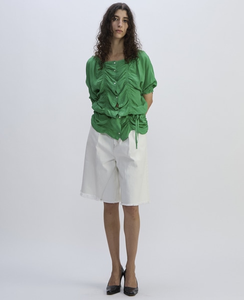 Denim Short Pants 詳細画像 ホワイト 6