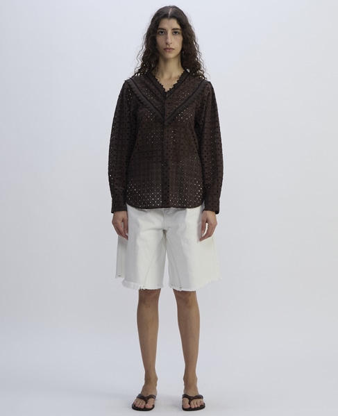 Denim Short Pants 詳細画像 ホワイト 9