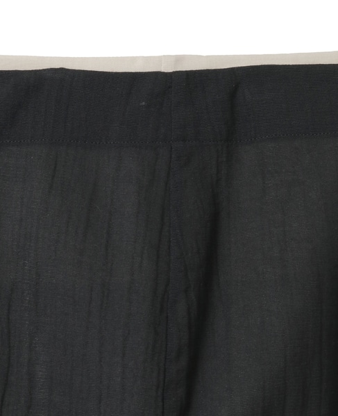 Bicolor I Line Skirt 詳細画像 ブラック 3