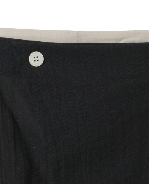 Bicolor I Line Skirt 詳細画像 ブラック 6