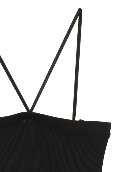 Tube Top Pleats Dress 詳細画像 ブラック 4