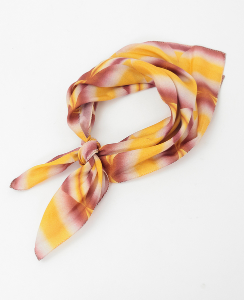 Silk Scarf 詳細画像 イエロー 5