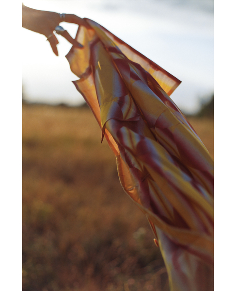 Silk Scarf 詳細画像 イエロー 1