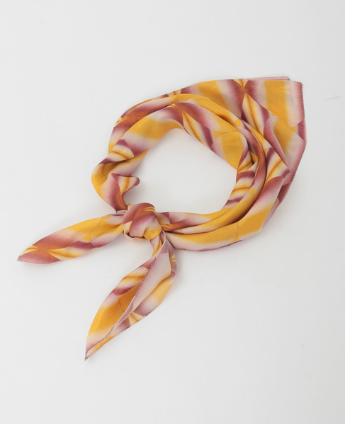 Silk Scarf 詳細画像 イエロー 6