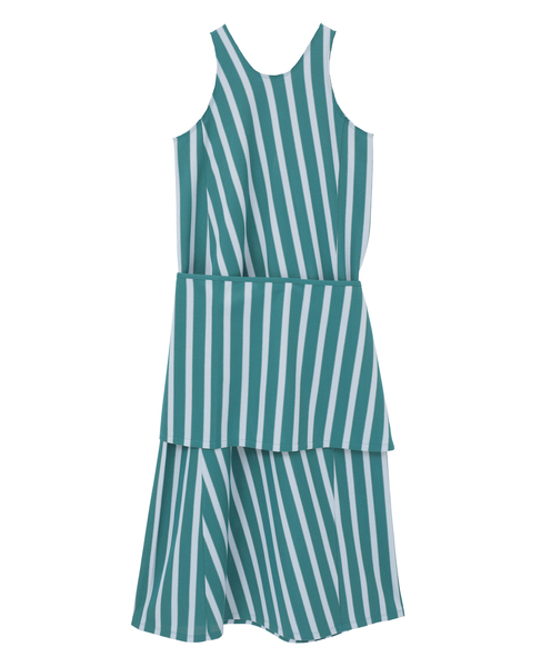 RusselStripeTankDress 詳細画像 グリーン 2