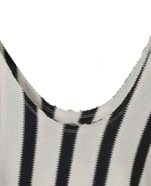 RusselStripeTankDress 詳細画像 ブラック 3