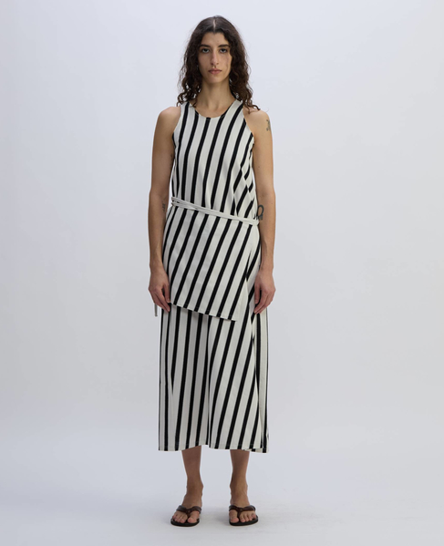 RusselStripeTankDress 詳細画像 ブラック 8