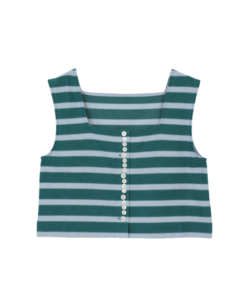 Russell Stripe  Jersey Top 詳細画像 グリーン 1