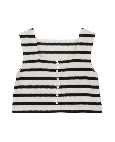 Russell Stripe  Jersey Top 詳細画像 ブラック 1