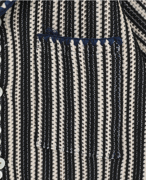 Knitting Russell Jersey Stripe Blouse 詳細画像 ブルー 6