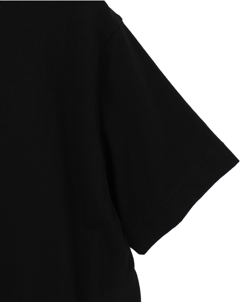 Organic Cotton Jersey Drawstring Cut And Sew 詳細画像 ブラック 4