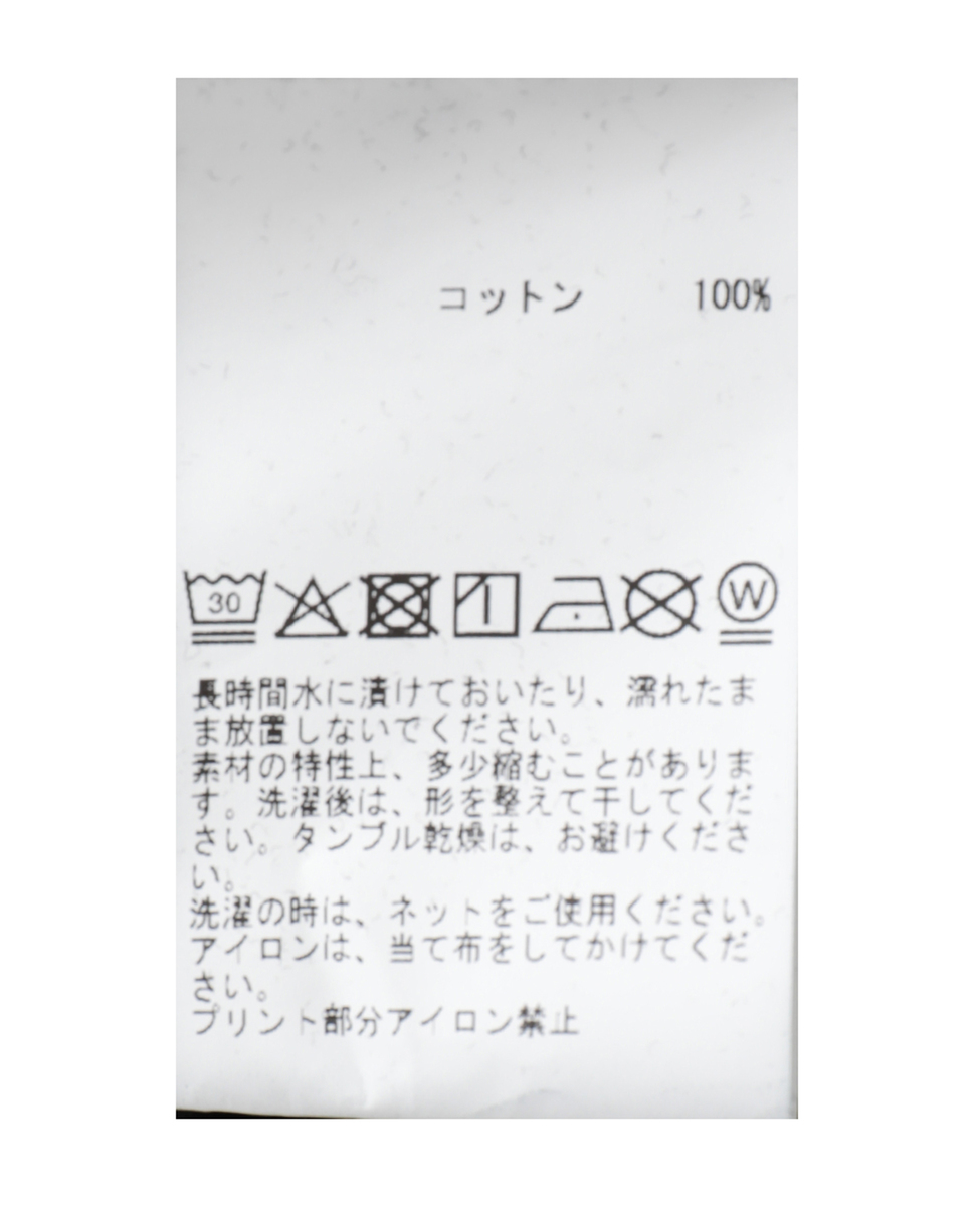 Organic Cotton Jersey Drawstring Cut And Sew 詳細画像 ブラック 6