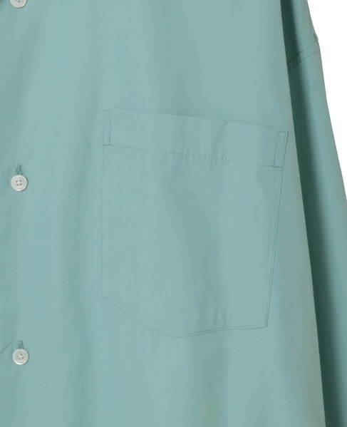 【CURRENTAGE/カレンテージ】Typewriter Shirt Blouson 詳細画像 グリーン 9