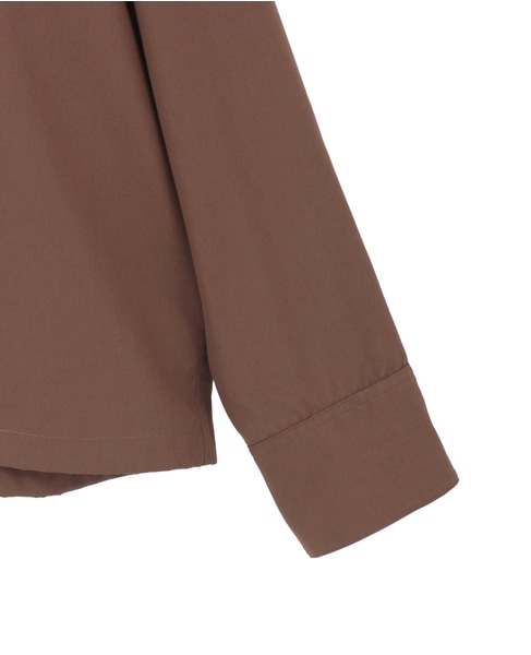 Typewriter Shirt Blouson 詳細画像 ブラウン 4