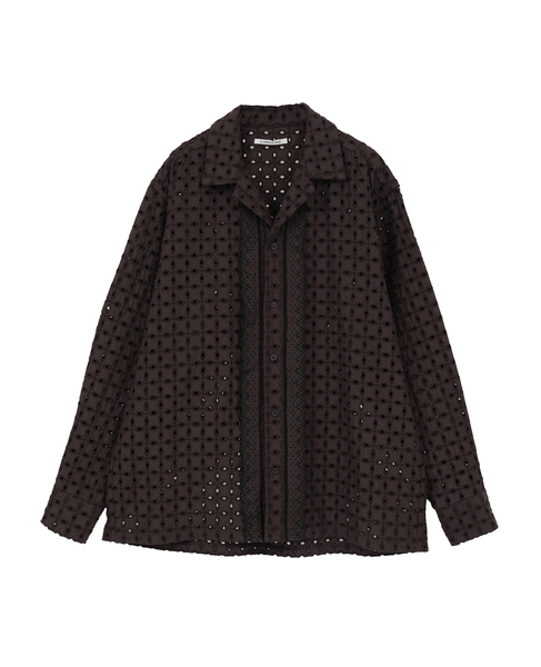 Lace Shirt 詳細画像 ブラウン 1