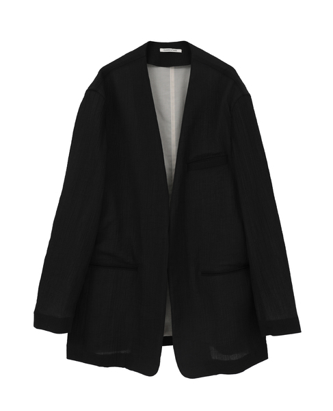 No collar Jacket 詳細画像 ブラック 1