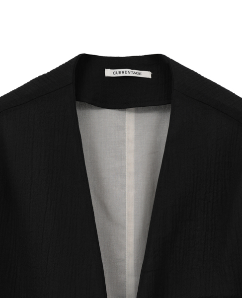 No collar Jacket 詳細画像 ブラック 3