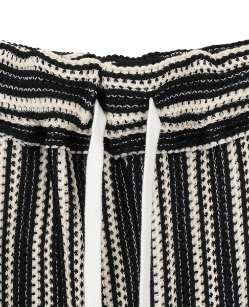 Knitting Stripe Pants 詳細画像 ブルー 3