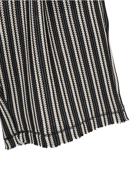 Knitting Stripe Pants 詳細画像 ブルー 7