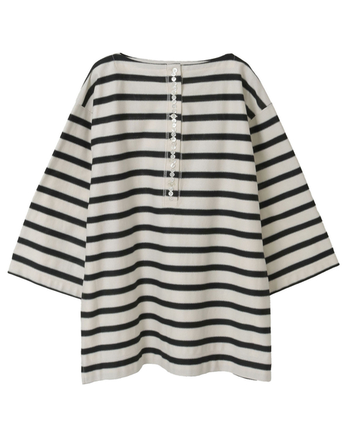 Russel Stripe T shirt 詳細画像 ブルー 7