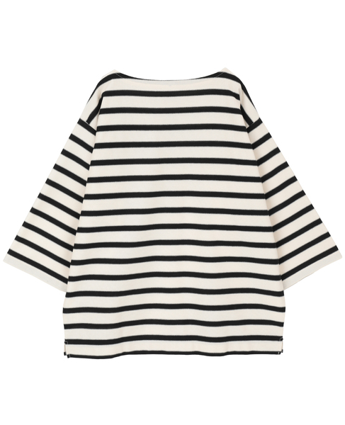 Russel Stripe T shirt 詳細画像 ブラック 2