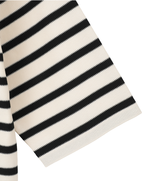 Russel Stripe T shirt 詳細画像 ブラック 4