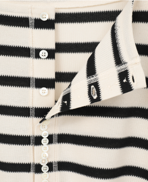 Russel Stripe T shirt 詳細画像 ブラック 7