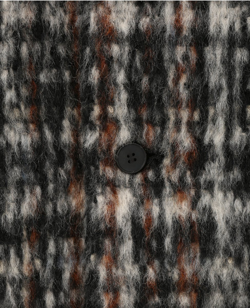 SHAGGY TWEED CHECK SHORT COAT 詳細画像 チェック 7