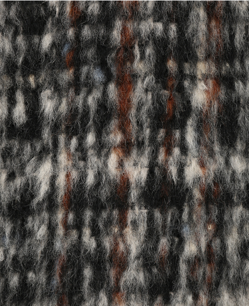 SHAGGY TWEED CHECK SHORT COAT 詳細画像 チェック 8