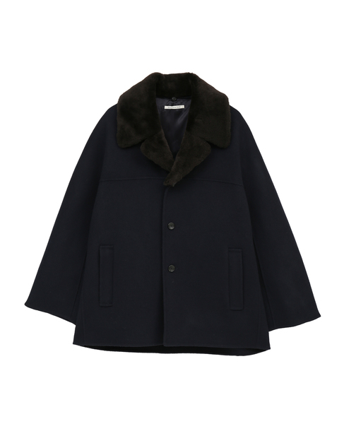 WOOL DOUBLE FACE SHORT CORT 詳細画像 ネイビー 1
