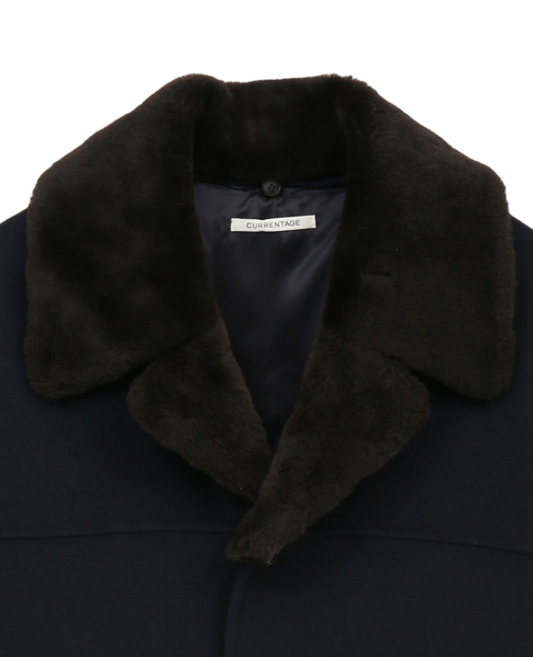 WOOL DOUBLE FACE SHORT CORT 詳細画像 ネイビー 3