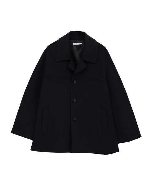 WOOL DOUBLE FACE SHORT CORT 詳細画像 ネイビー 8